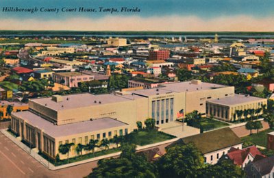 Hillsborough County Court House, Tampa, Florida, 1940-luku tekijältä Unbekannt