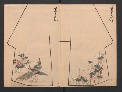Hinagata cho -mallikirja, 1800-luku. tekijältä Unbekannt