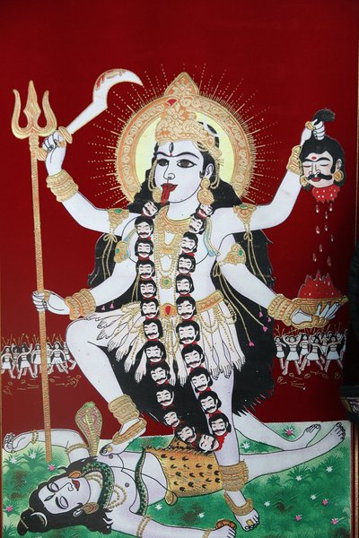 Hindujumalatar Kali, Kathmandu, Nepal tekijältä Unbekannt