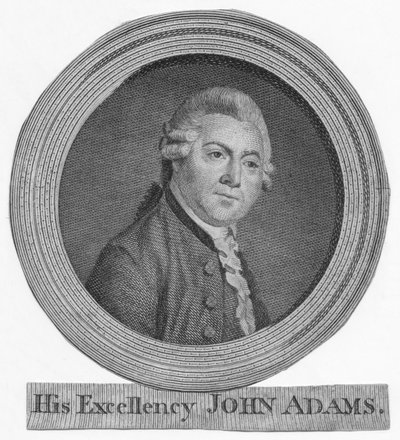 Hänen ylhäisyytensä John Adams, 1783. tekijältä Unbekannt