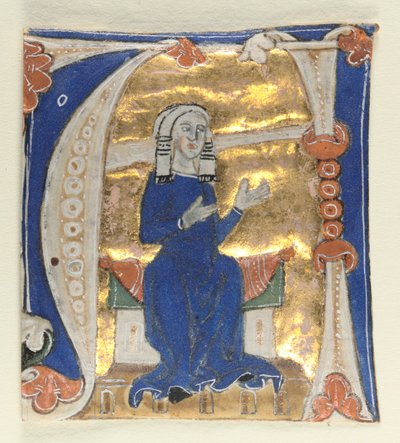 Historioitu alkukirjain A Poistettu Raamatusta, 1200-luku. tekijältä Unbekannt