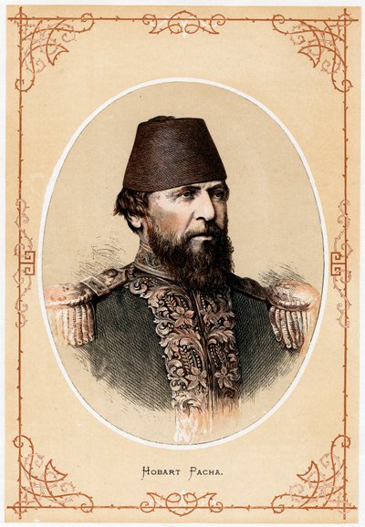 Hobart Pacha, englantilainen merivoimien upseeri ja Turkin laivaston neuvonantaja, 1880 tekijältä Unbekannt