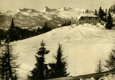 Hollhaus, Dachstein, Steiermark, Itävalta, 1935. tekijältä Unbekannt
