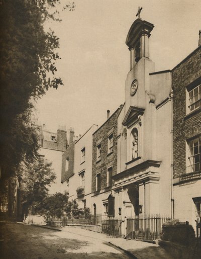 Holly Place, hiljainen sivutie Hampstead Hillin puolella, vuodelta 1935. tekijältä Unbekannt