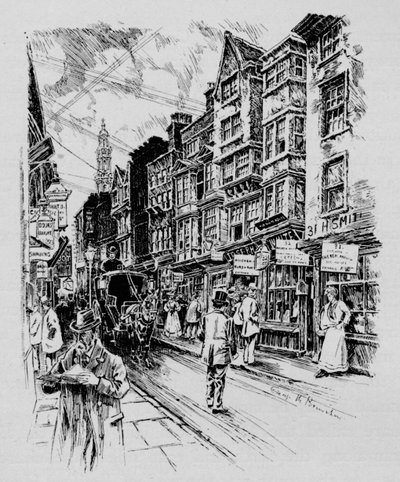 Holywell Street, Westminster, Lontoo, c1890 1911 tekijältä Unbekannt