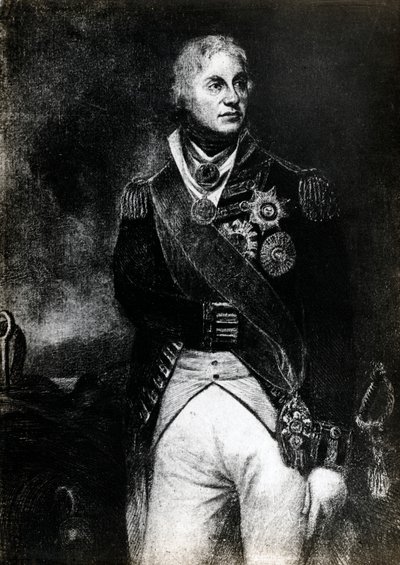 Horatio Nelson, 1. varakreivi Nelson, englantilainen laivaston komentaja, 1800-luku tekijältä Unbekannt