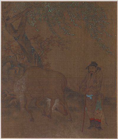 Hevonen ja sulhanen Willow-dynastian, mahdollisesti Ming-dynastian alaisuudessa, 1368-1644. tekijältä Unbekannt