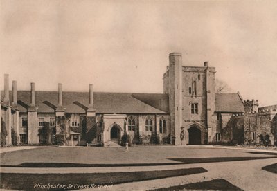 St Crossin sairaala, Winchester, Hampshire, 1900-luvun alku tekijältä Unbekannt
