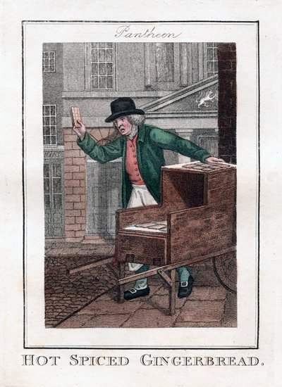 Hot Spiced Gingerbread, Pantheon, Lontoo, 1806 tekijältä Unbekannt
