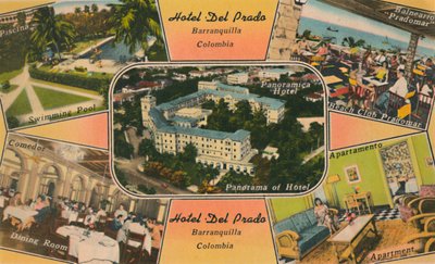 Hotel Del Prado, Barranquilla, Kolumbia, 1940-luku tekijältä Unbekannt