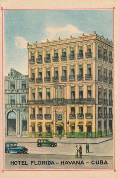 Hotel Florida - Havanna - Kuuba, 1910 tekijältä Unbekannt
