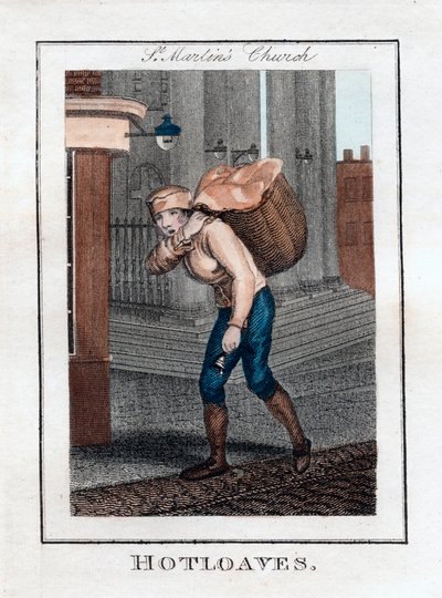 Hotloaves, St Martins Church, Lontoo, 1805 tekijältä Unbekannt