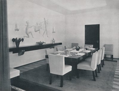 Rudolf Frankelin talo Bukarestissa - Ruokasali, 1942 tekijältä Unbekannt