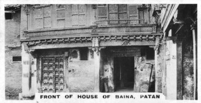 House of Baina, Patan, Intia, vuodelta 1925 tekijältä Unbekannt