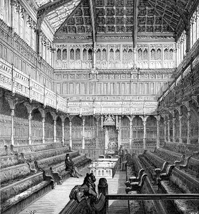 House of Commons, Westminster, Lontoo, 1900 tekijältä Unbekannt