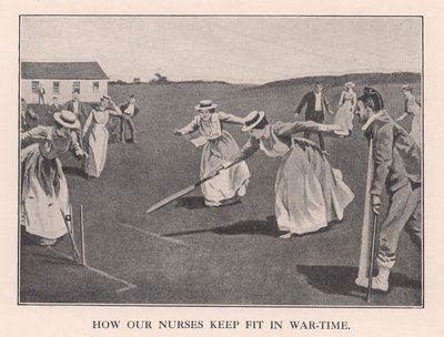 Kuinka sairaanhoitajamme pysyvät kunnossa sodan aikana, 1901 1912 tekijältä Unbekannt