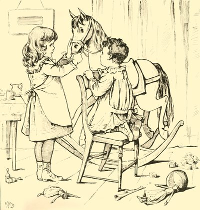 Kuinka keinuhevonen söi kakun, 1881. tekijältä Unbekannt