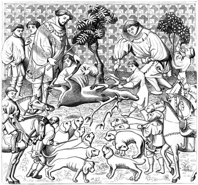 Kuinka nylkeä polttarit, 1400-luku, 1849 tekijältä Unbekannt