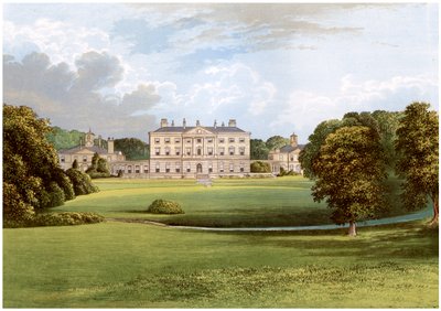 Howick Hall, Northumberland, Earl Greyn koti, vuodelta 1880 tekijältä Unbekannt