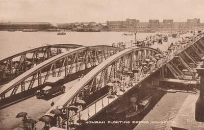 Howrahin kelluva silta, Kalkutta, 1905 tekijältä Unbekannt