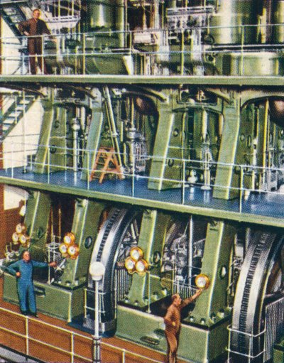 Valtava kolminkertainen paisuntapumppu, 1938 tekijältä Unbekannt