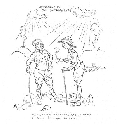 Huumoria piirityksestä, 1902 tekijältä Unbekannt