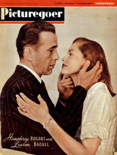 Humphrey Bogart 1899-1957 ja Lauren Bacall s1924, amerikkalaiset näyttelijät, 1946 tekijältä Unbekannt