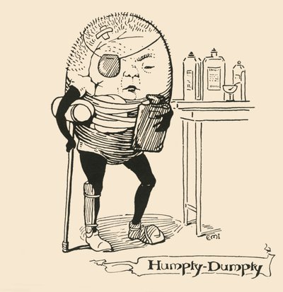 Humpty-Dumpty, 1928. tekijältä Unbekannt