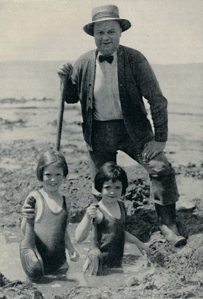 Hunting the Elusive Geoduck on Puget Sound, c1935 tekijältä Unbekannt