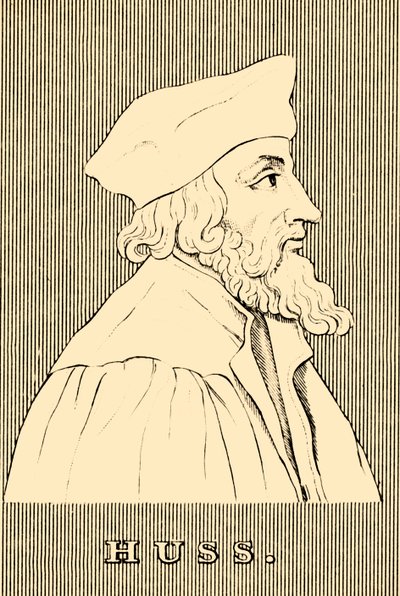 Huss, c1369-1415, 1830. tekijältä Unbekannt