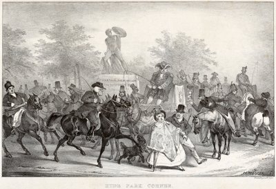 "Hyde Park Corner", 1825. tekijältä Unbekannt