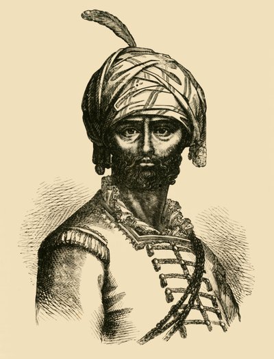 Hyder Ali, c1750, 1890. tekijältä Unbekannt