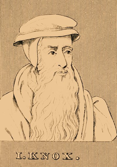 I. Knox, c1513-1572, 1830. tekijältä Unbekannt