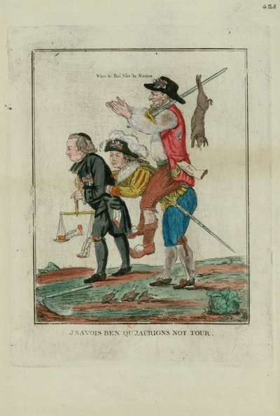 Olin varma, että meillä on vuoromme, 1789. tekijältä Unbekannt