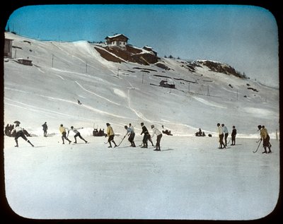 Jääkiekko, St Moritz, Sveitsi tekijältä Unbekannt