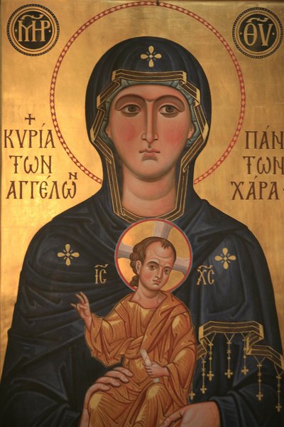 Kuvake. Saint-Antoine-le-Grandin ortodoksinen kirkko Saint-Laurent-en-Royans Ranska tekijältä Unbekannt