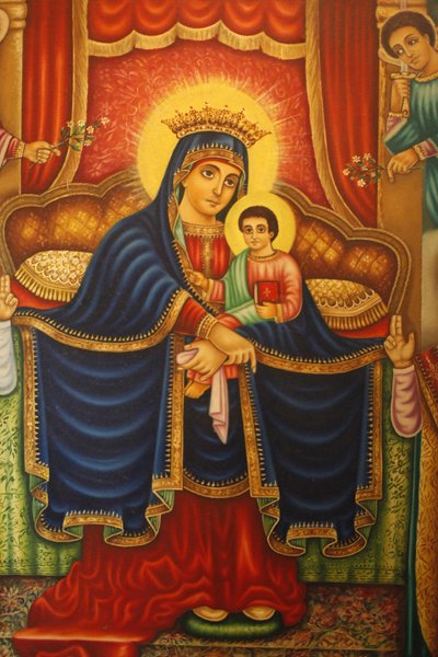 Ikoni Beta Maryam Mausoleumissa, Addis Abebassa, Etiopiassa tekijältä Unbekannt