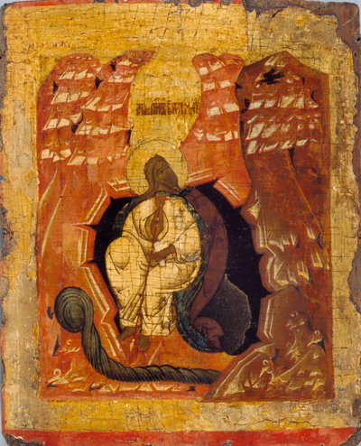 Varis ruokkima Elian ikoni, 1401-1600 1401-1600 tekijältä Unbekannt