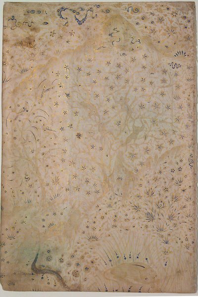 Illuminated Leaf, Iran, 1500-luku. tekijältä Unbekannt