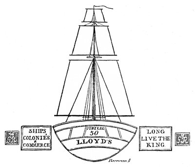 Valaistus Lloydsissa, 1809, 1928 tekijältä Unbekannt