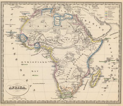 Kuvat haulla Atlas over the Jordens Dele of ukjent forfatter og utgitt av Chr. Steen & Søn (Kjøbenhavn, 1857) tekijältä Unbekannt