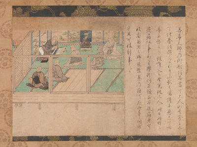 Kuvitettu elämäkerta Honen Shuikotokuden-e, n. 1310-20. tekijältä Unbekannt