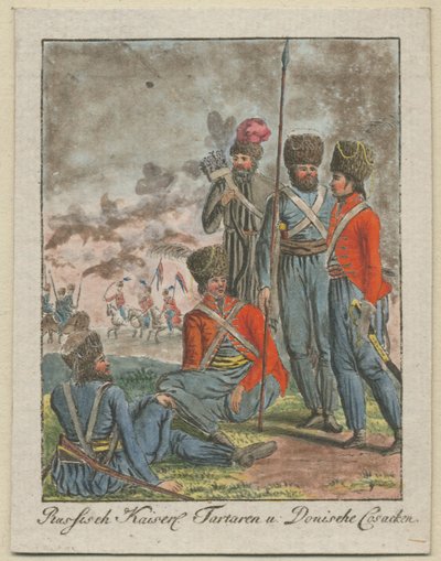 Venäjän keisarilliset kasakat, 1799 tekijältä Unbekannt