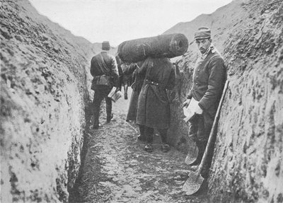 Yhdessä ranskalaisessa juoksuhaudoissa, 1914 tekijältä Unbekannt