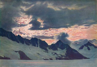 Aamunkoiton jäljillä: Vihreitä sumuja nähtynä Alppien huipulla ja laaksossa, c1935 tekijältä Unbekannt