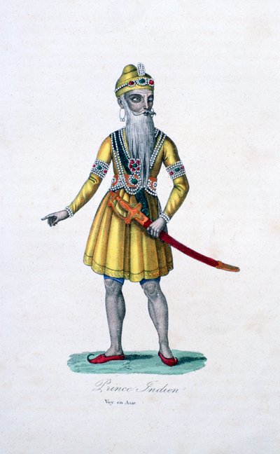 Intian prinssi, 1830 tekijältä Unbekannt