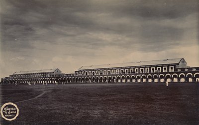 Intian armeijan kasarmi, v1910. tekijältä Unbekannt