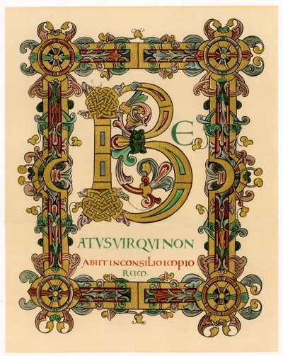 Alkukirjain B, 1012-1023 tekijältä Unbekannt