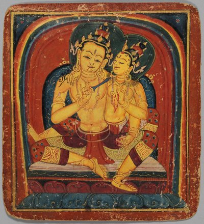 Initiaatiokortti Tsakalis: Akashagarbha, 1400-luvun alku. tekijältä Unbekannt