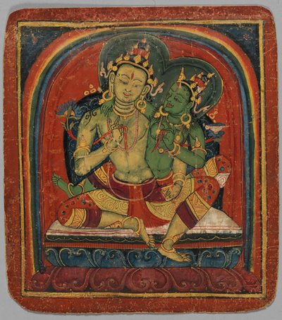 Vihkimiskortti Tsakalis: Manjushri, 1400-luvun alku. tekijältä Unbekannt